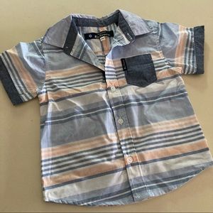 Ben Sherman Button Up Shirt Striped 24 months boy
